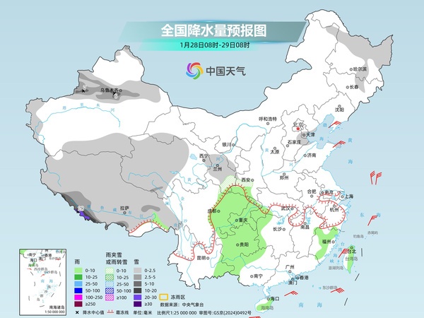 明起三天，新一轮大范围雨雪影响我国！河北局地中雪