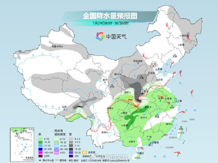 明起新一轮大范围雨雪影响我国 部分地区有大到暴雪