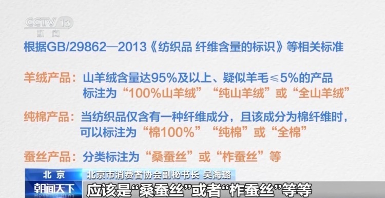 服装标签存在文字陷阱 如何避开营销话术忽悠？专家支招