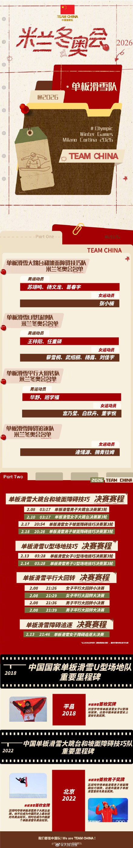 国家队发布冬奥巡礼海报