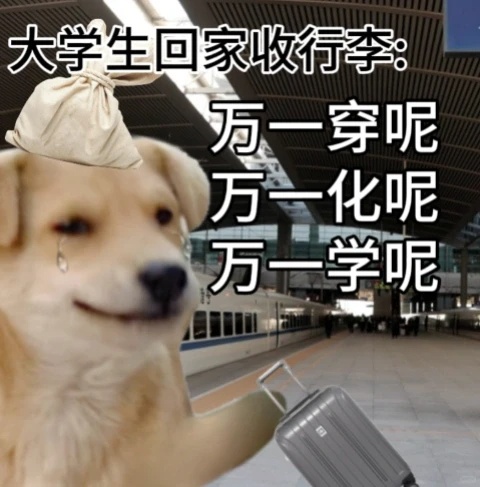 “万一穿呢？万一用呢？万一学呢？”爸妈：“就差没把宿舍背回来了……”