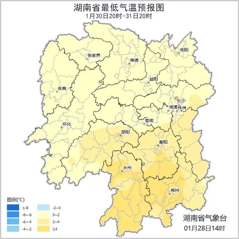 今明两天，湖南这些地方将下雪！局地大雪！