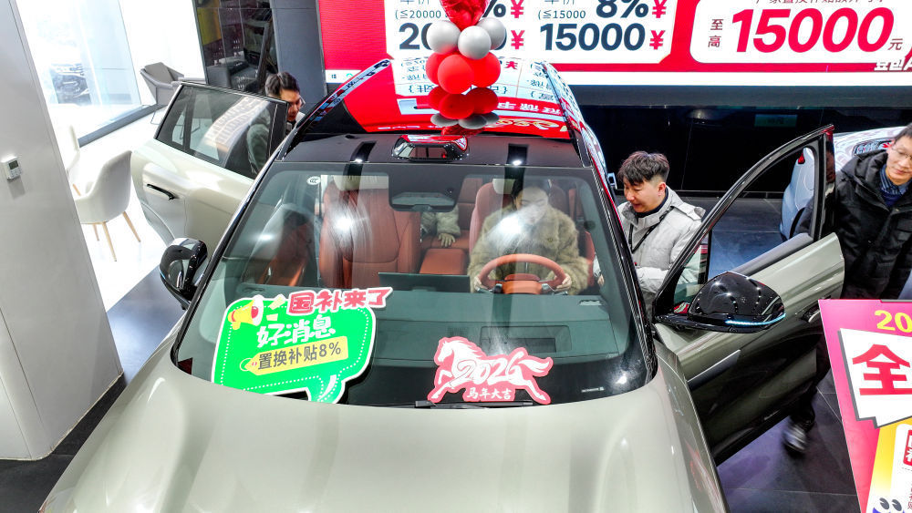 “新国补”激发购车热 助力车市“开门红”