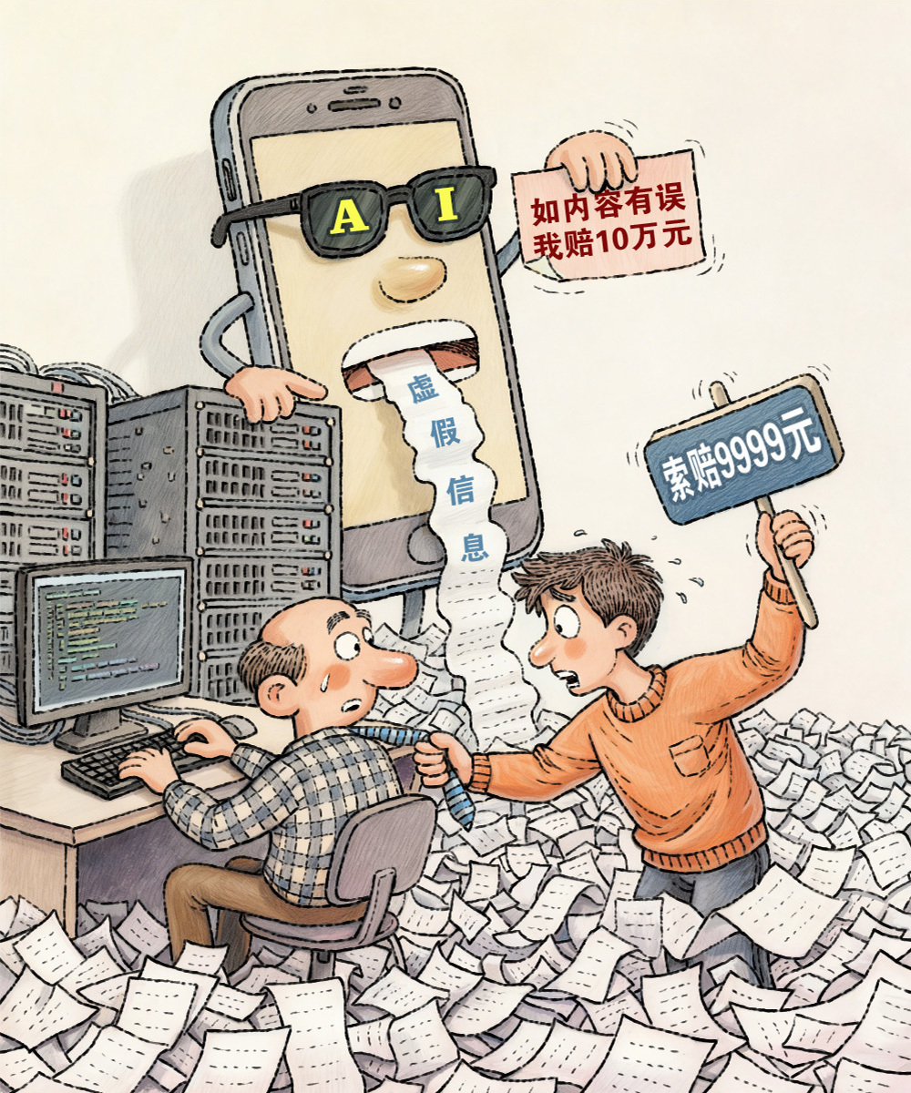 AI一本正经胡说八道，谁来担责？