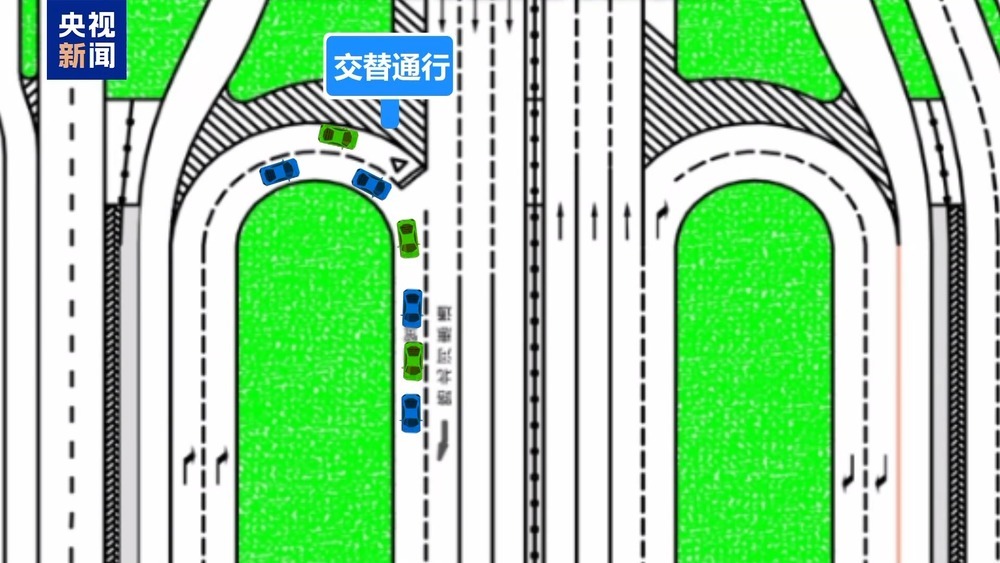 开车遇到“拉链式”交替通行路段该怎么走？交警详解