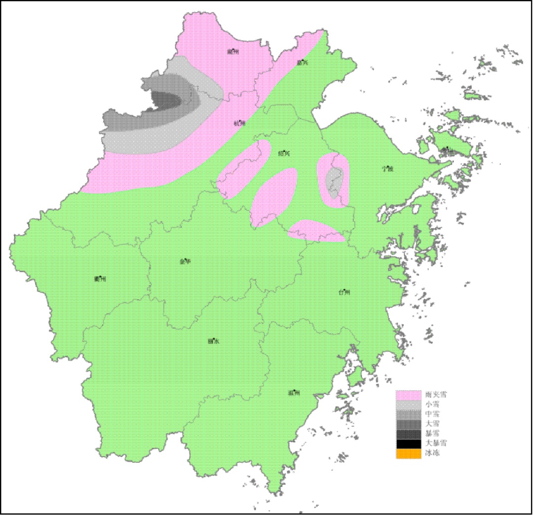 今晚抵达浙江，局部大到暴雪！还有大反转