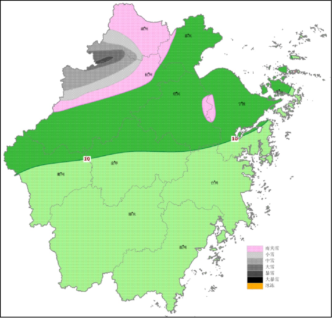 今晚抵达浙江，局部大到暴雪！还有大反转
