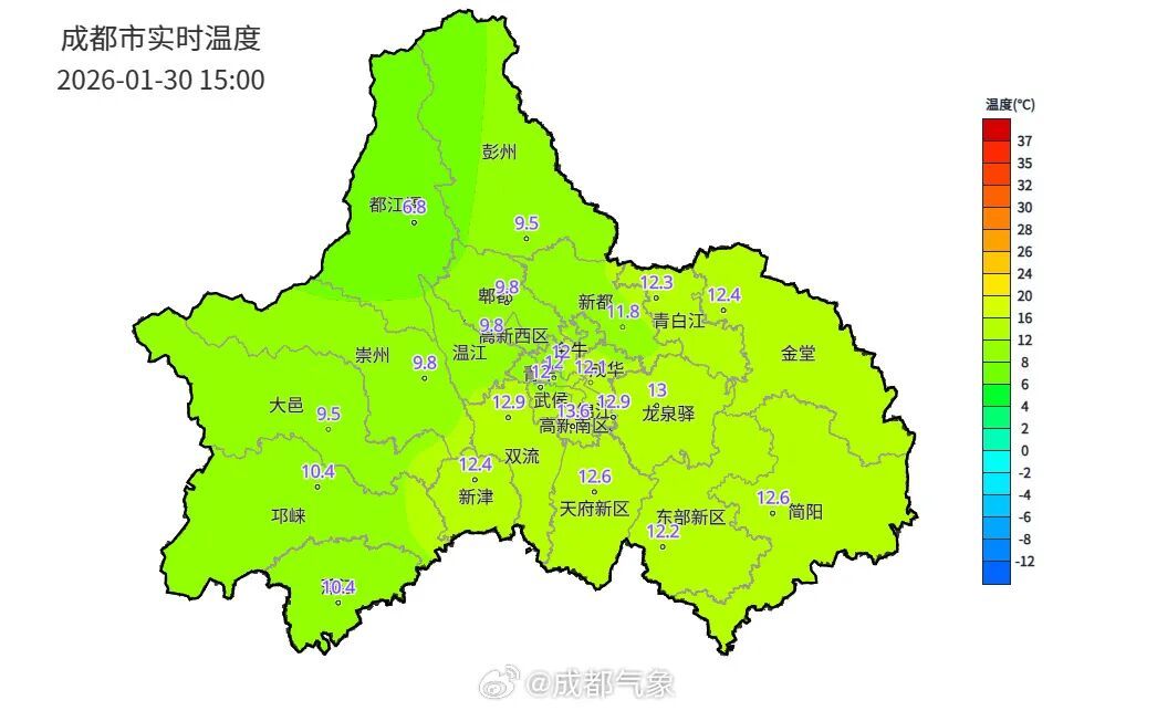 终于放晴！四川即将大回暖，最高气温冲击20℃