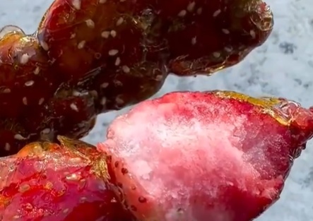 “冰”糖葫芦、“冰糖”葫芦？网友热议东北“冻货”正宗吃法