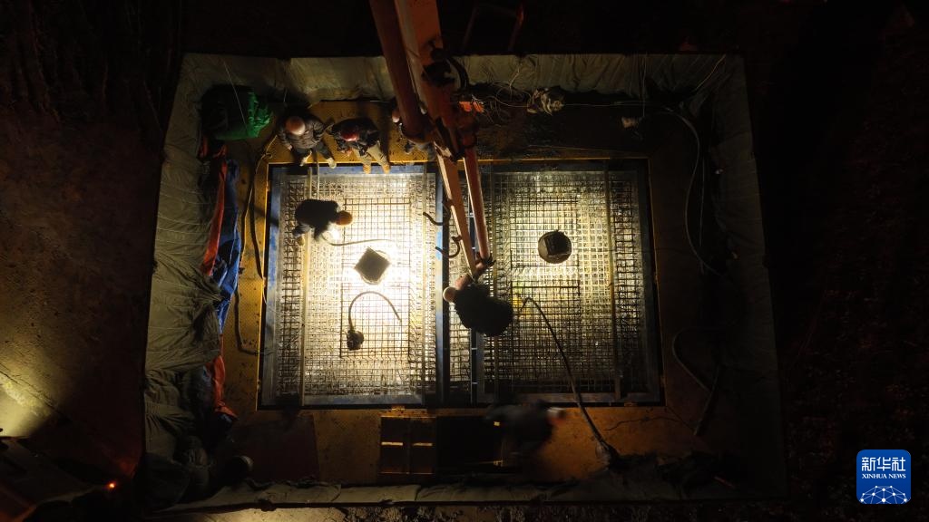 合池铁路全线首个桥墩完成浇筑