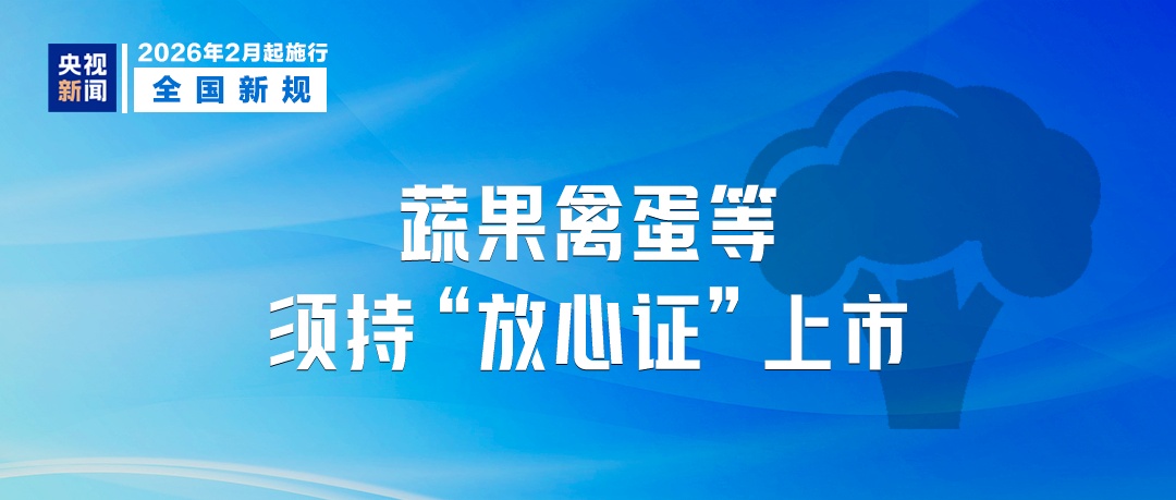 这些新规,今起实施! 这些新规,今起实施!