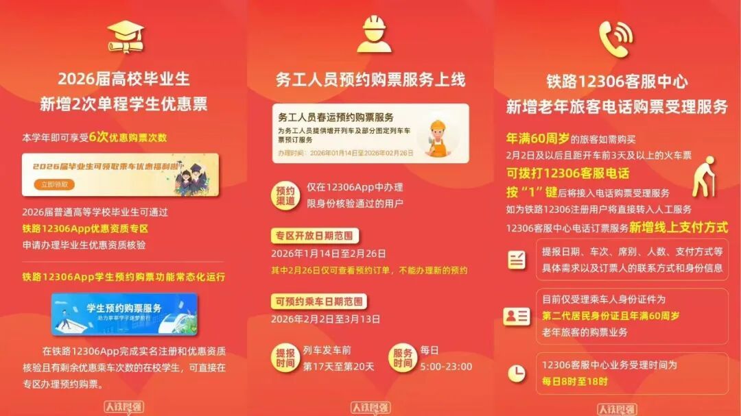 春节假期首日火车票今日开售 记好这些关键节点 春节假期首日火车票今日开售 记好这些关键节点