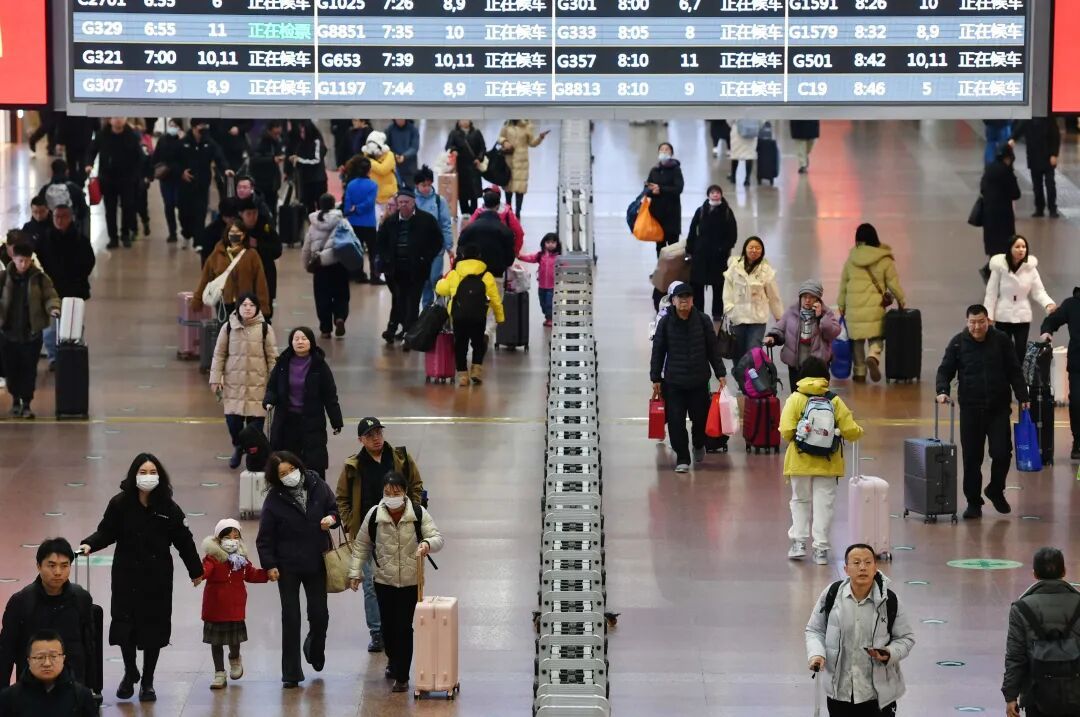 回家过年了!多图直击北京春运首日现场 回家过年了!多图直击北京春运首日现场