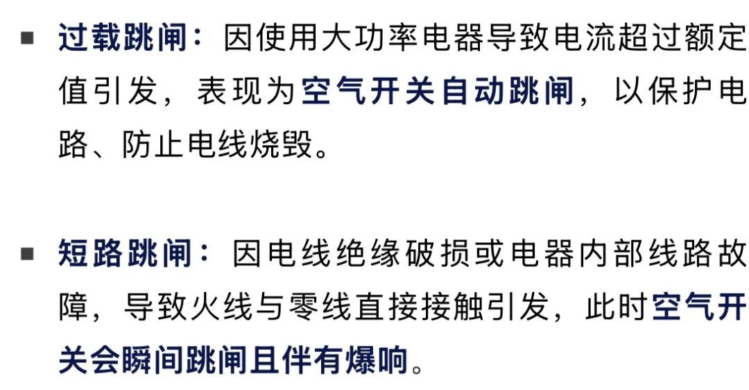 家中电路跳闸,千万不要这样做,很危险! 家中电路跳闸,千万不要这样做,很危险!