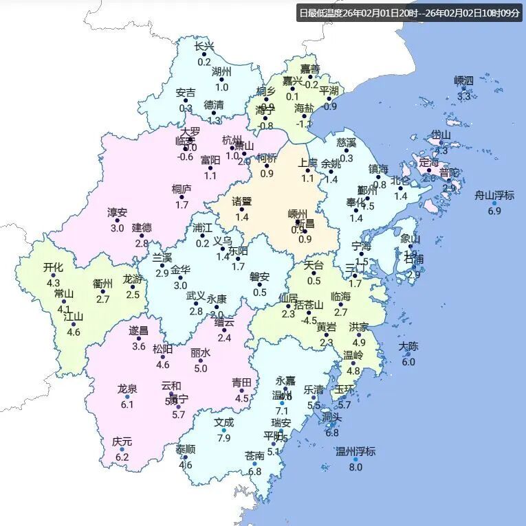 先冲上20℃，再狂降至零下，气温过山车启动！浙江这天可能又要下雪了