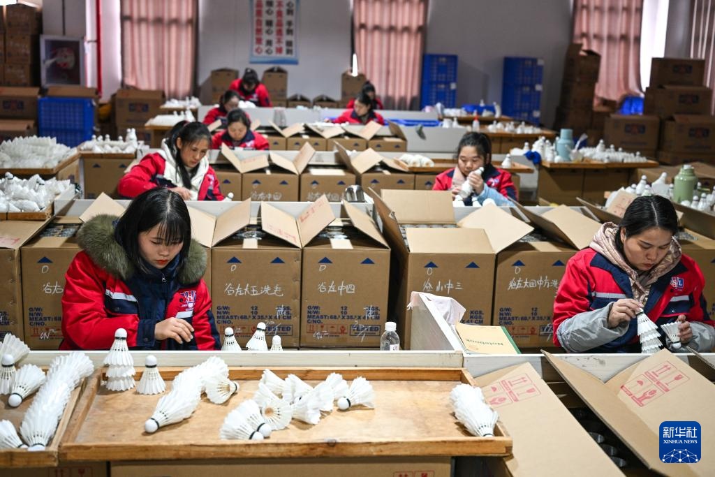 贵州锦屏:小小羽毛球成就县域大产业 贵州锦屏:小小羽毛球成就县域大产业