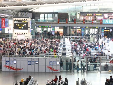 春运三日，到广深过大年反向出行成新趋势