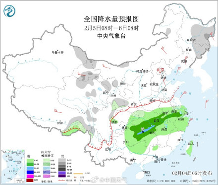 雨雪混杂！南方局地或现暴雪大暴雪