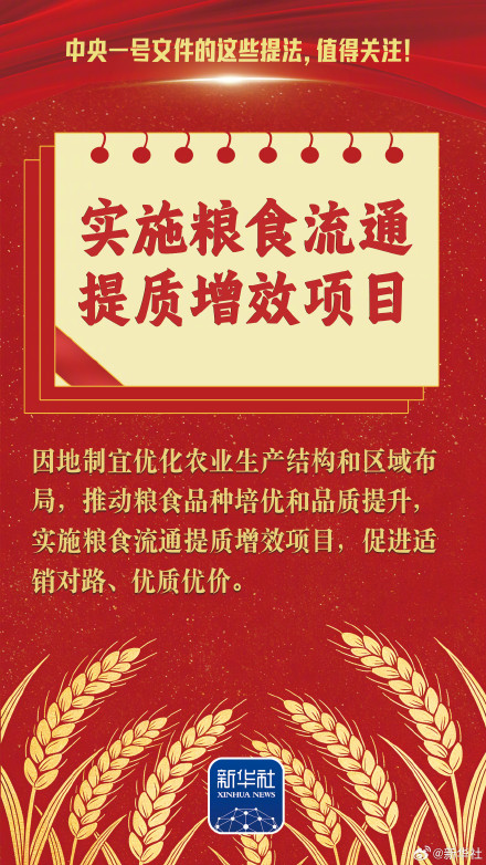中央一号文件这些提法值得关注！