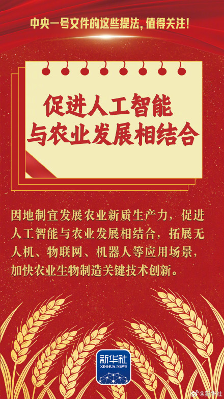 中央一号文件这些提法值得关注！