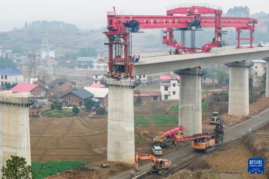 新春走基层丨邵永高铁建设有序推进