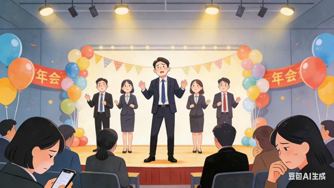 强制表演、挂钩考核……变味的年会该歇歇了!专家建议→ 强制表演、挂钩考核……变味的年会该歇歇了!专家建议→