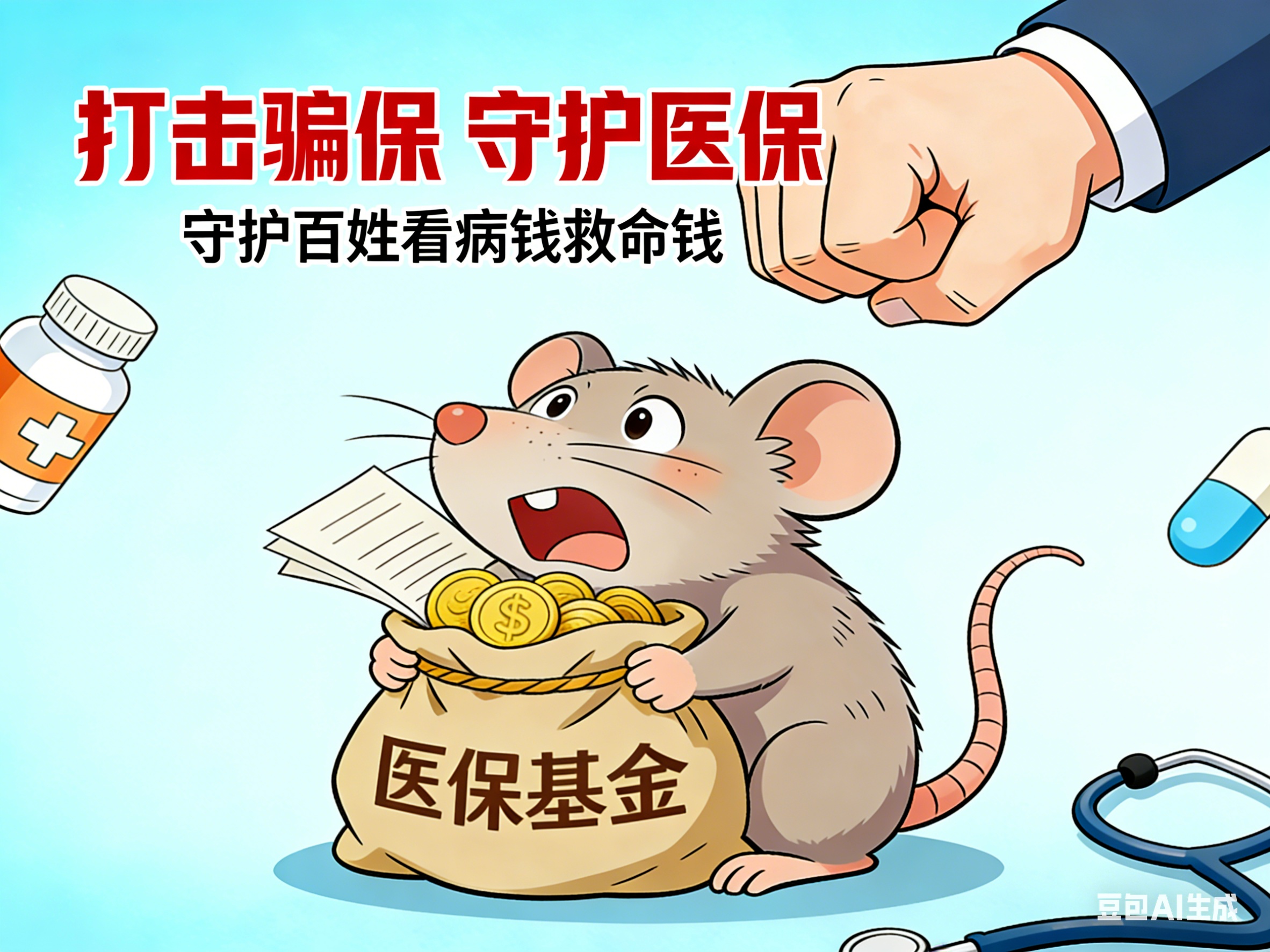 经济热点快评｜坚决打击蚕食医保基金的硕鼠