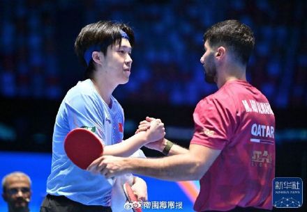 王楚钦晋级海口亚洲杯16强