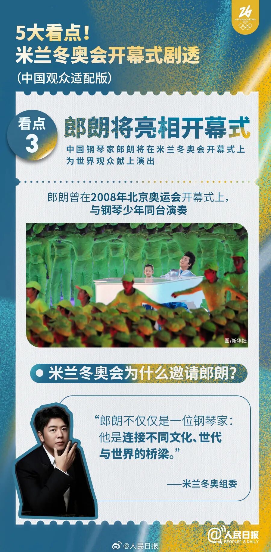 冬奥会开幕，中国红闪耀米兰！