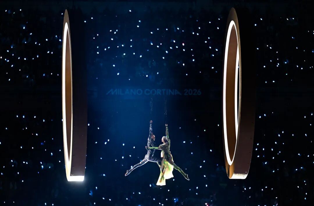 新华社出图丨这次是米兰冬奥会开幕式！每一张都是屏保