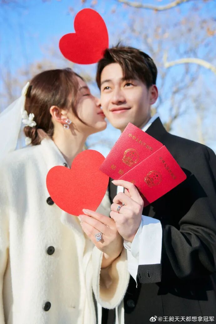 国羽王昶与国乒钱天一官宣领证：生日愿望是嫁给你，睁眼就实现了