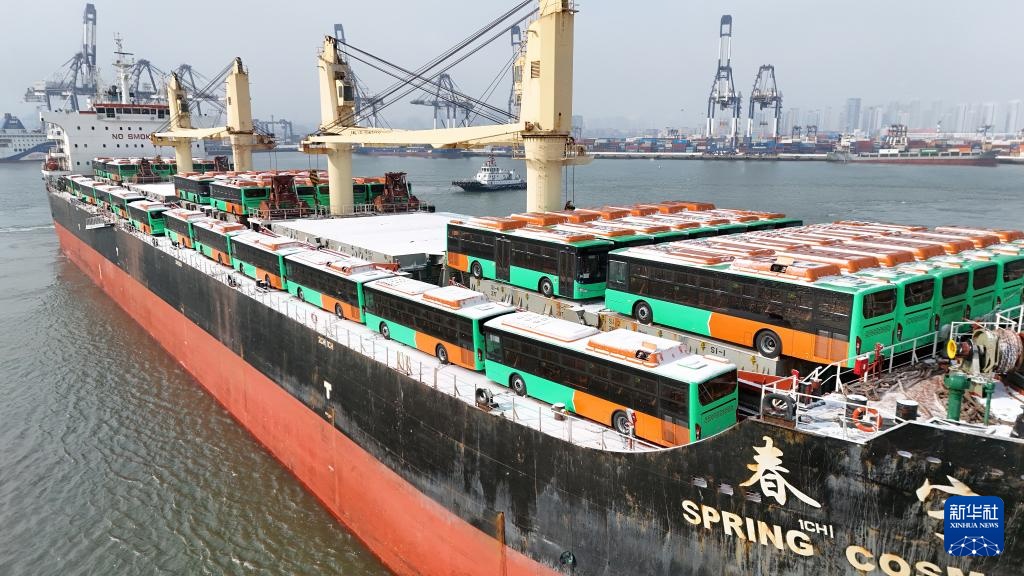 山东烟台:天然气公交车出口墨西哥 山东烟台:天然气公交车出口墨西哥