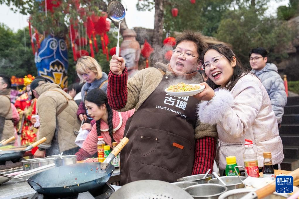 湖南宁乡:炭河古城欢乐迎新春 湖南宁乡:炭河古城欢乐迎新春