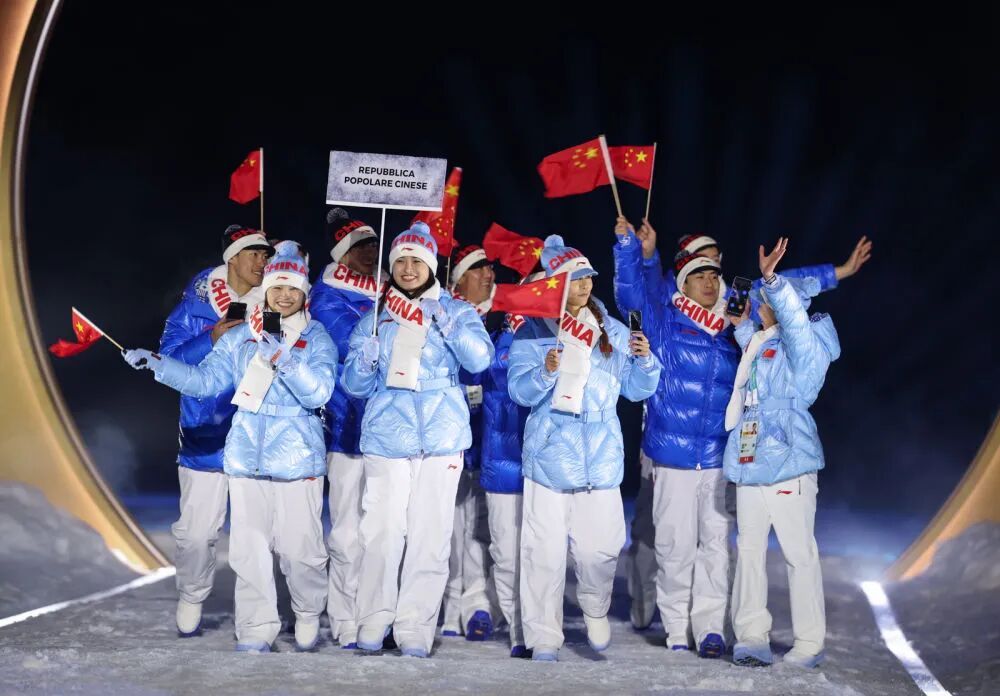 中国体育代表团,亮相! 中国体育代表团,亮相!