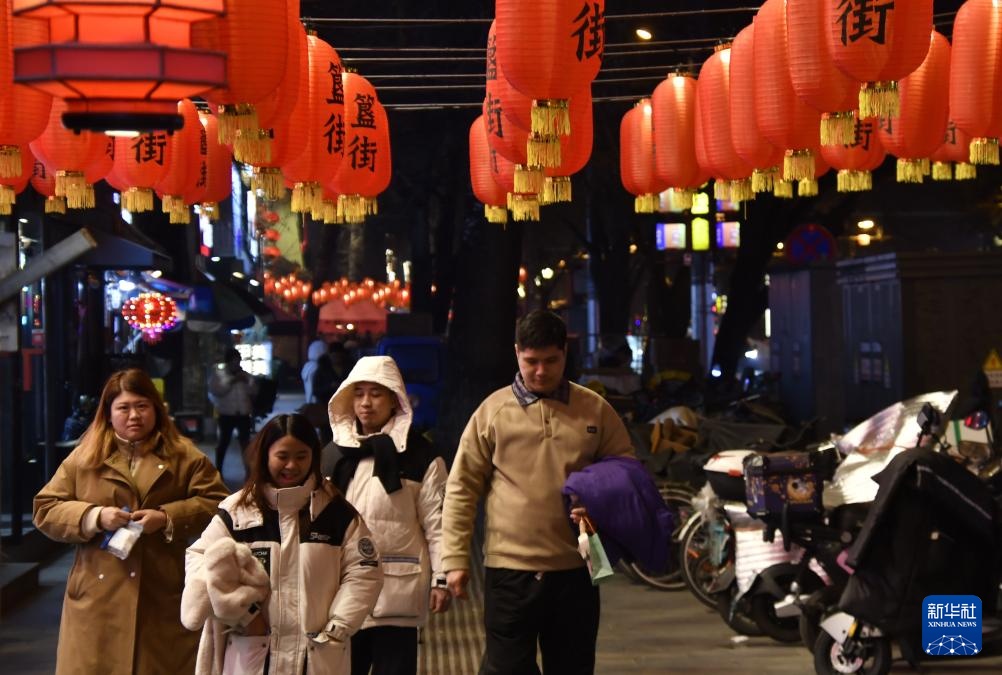 北京街头年味浓