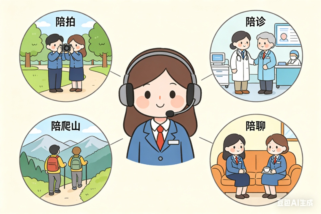 陪拍、陪爬、陪诊……“陪伴职业”如何实现规范化发展？