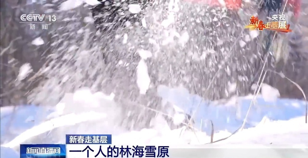 新春走基层丨一个人的林海雪原 他踏上这条风雪巡线路快14年了 新春走基层丨一个人的林海雪原 他踏上这条风雪巡线路快14年了