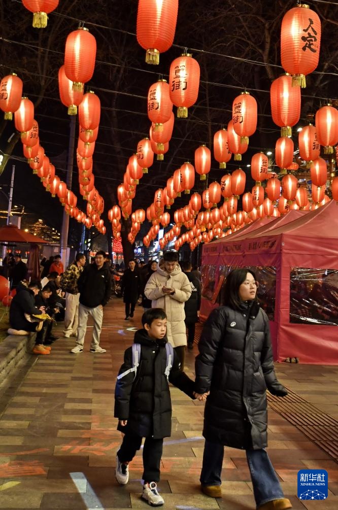 北京街头年味浓