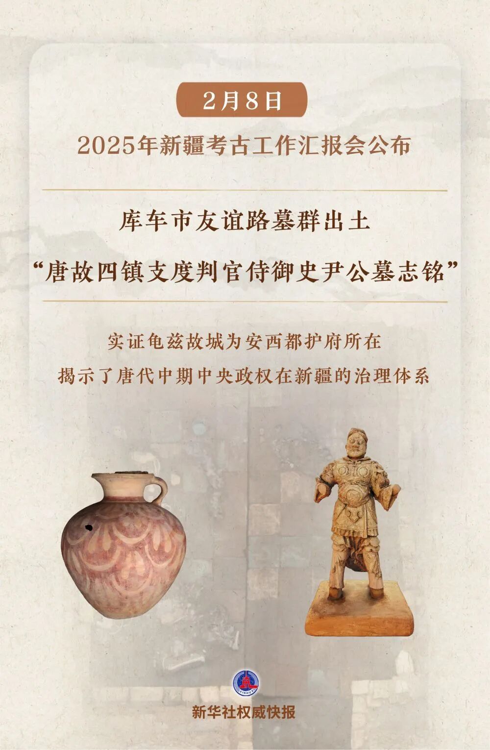 实证!唐代中央政权有效管辖治理新疆,库车市友谊路墓群考古新发现,弥补相关文献记载的阙失 实证!唐代中央政权有效管辖治理新疆,库车市友谊路墓群考古新发现,弥补相关文献记载的阙失