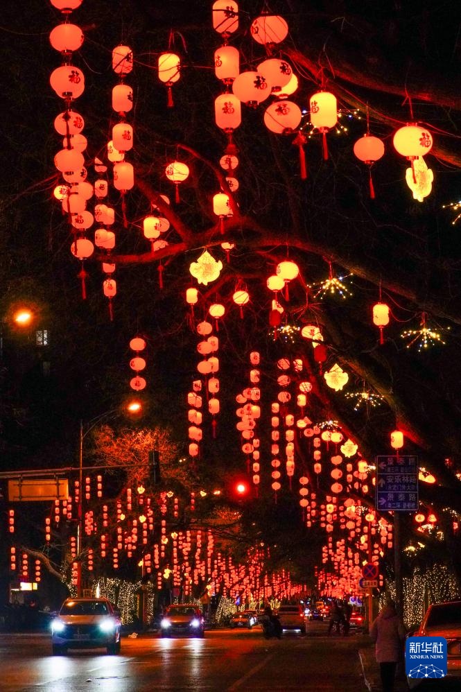 北京街头年味浓