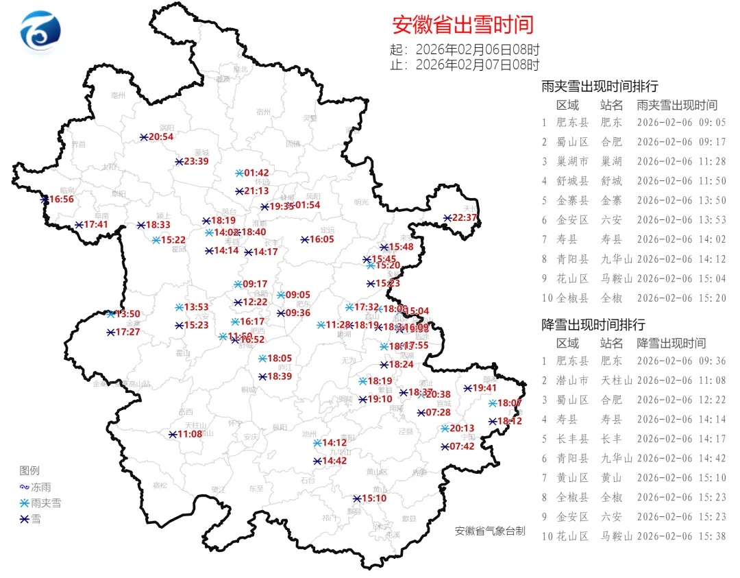-13℃！会冷到过年吗？安徽最新天气