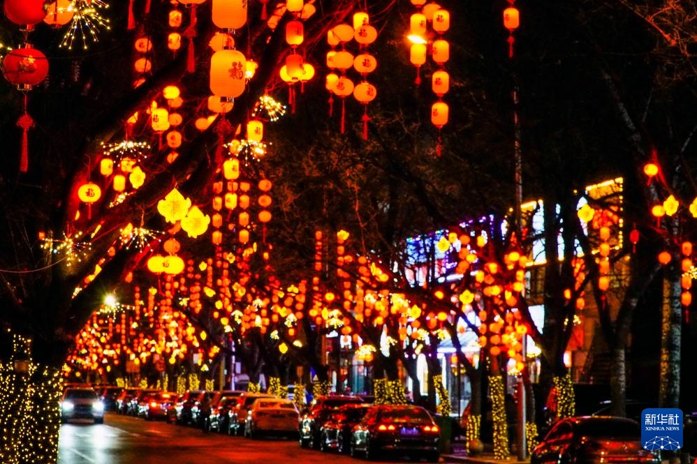 北京街头年味浓