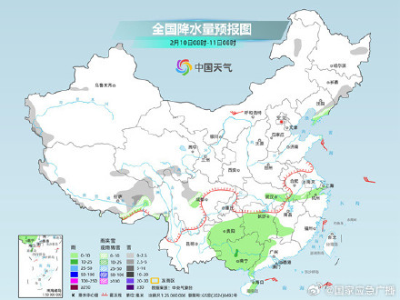 新一轮大范围雨雪上线！南方多阴雨湿冷 北方率先回暖