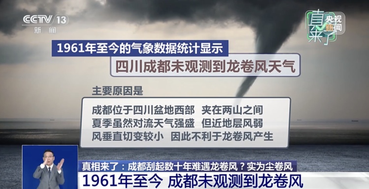 成都刮起数十年不遇的“龙卷风”？专家解析