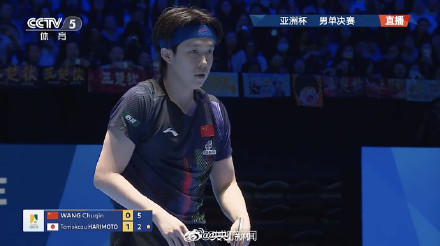 王楚钦亚洲杯男单夺冠