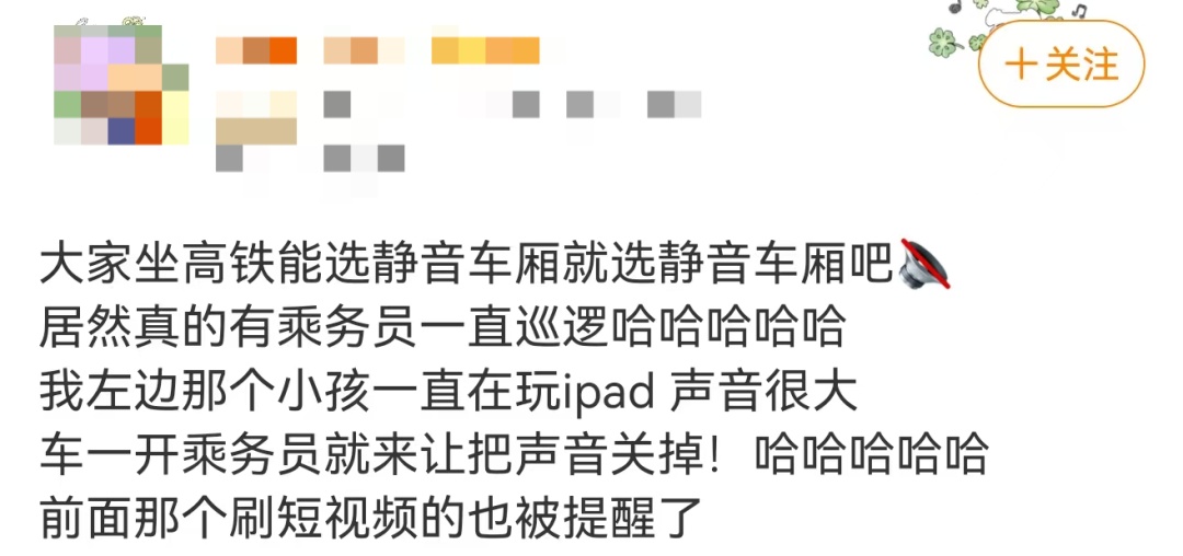 无座票乘客被劝离静音车厢？评论区吵翻，12306回应