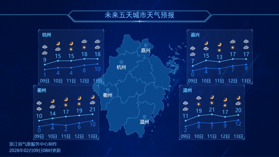 冲26℃!浙江升温时间确定 冲26℃!浙江升温时间确定