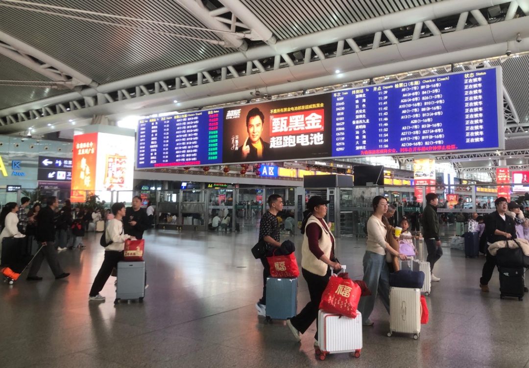 广州南站加开515列夜间高铁，预售期为开车前5日