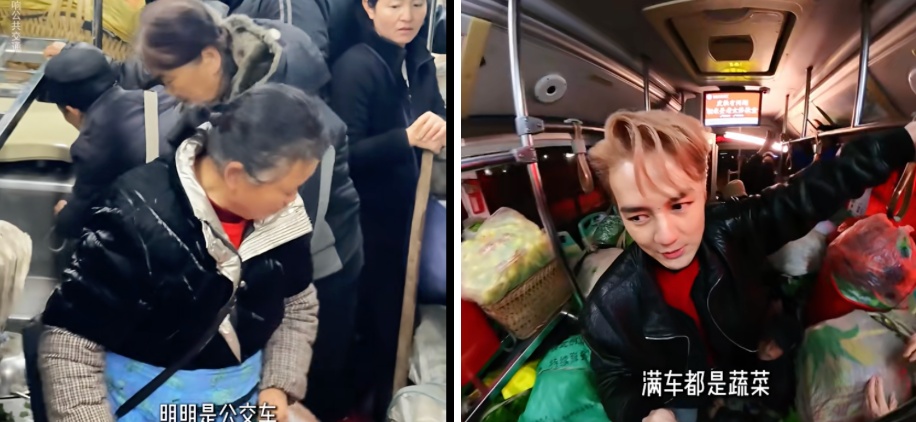 歌手吴克群和菜农一起挤公交，事后他说：这是我见过最暖的一台车