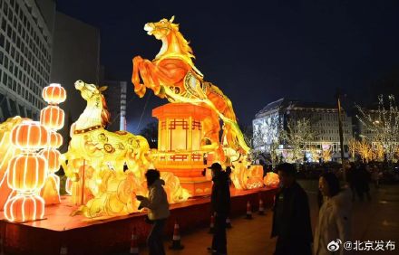 春节景观布置全面到位!除夕夜,北京亮灯时间将延长 春节景观布置全面到位!除夕夜,北京亮灯时间将延长